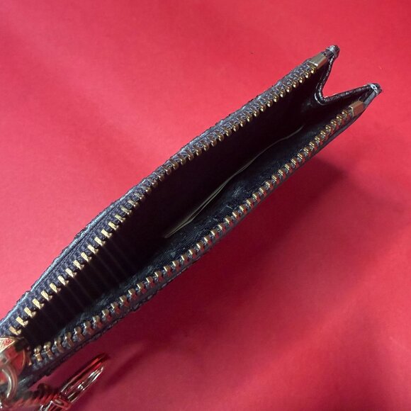 Kate Spade Glitter Clutch & Wallet Set – Sparkly Silver Black – Evening Glam - Picture 10 of 11